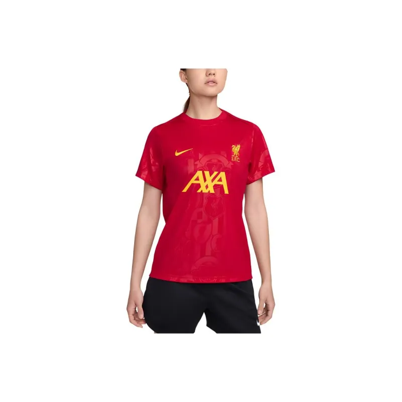 Nike Liverpool Fc Academy Pro Women's Nike Dri FIT Soccer Pre Match Short Sleeve Top-0