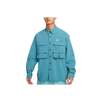Nike Dri FIT ADV ACG 'Orb Weaver' Shirt Men's Smoke Blue/Lightning Blue/Mountain White