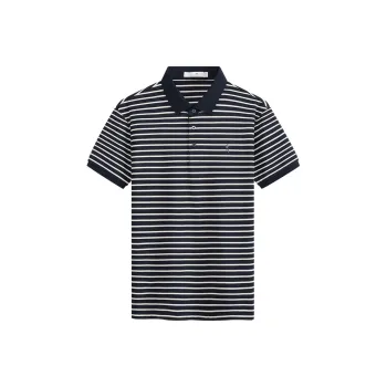Dance With Wolves Polo Shirt Men's Dark Blue