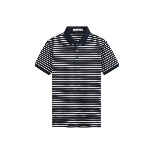 Dance With Wolves Polo Shirt Men's Dark Blue