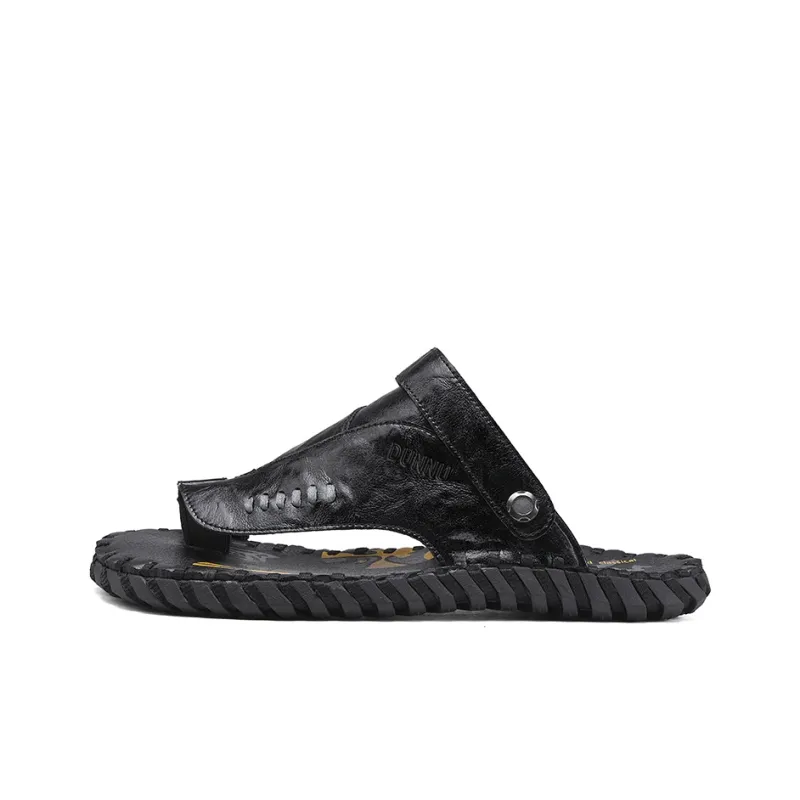 Dunnu Beach Sandals Men Black-0