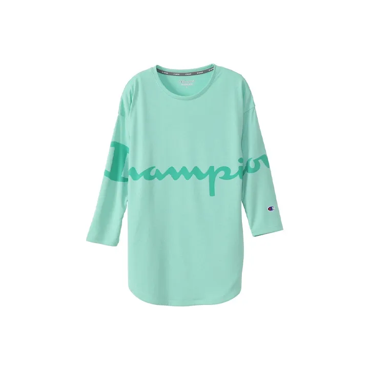 Champion Straight Long-Sleeved T-Shirt Japan Version Women's-10