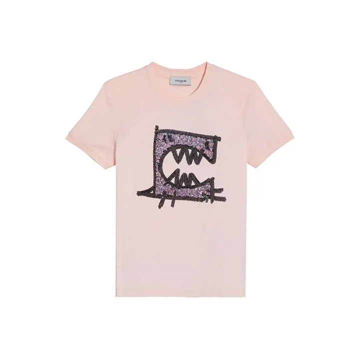 COACH x Guang Yu Rxy Regular T-Shirt Women's Pink-0