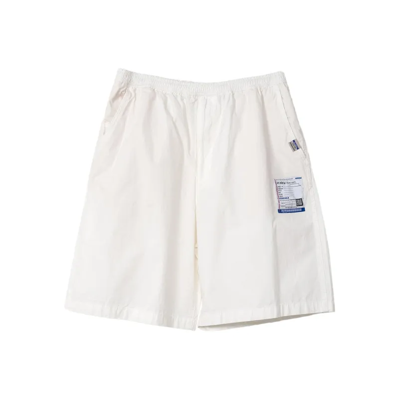 Maison Mihara Yasuhiro Typewriter Cloth Shorts Casual Shorts Men's White-0
