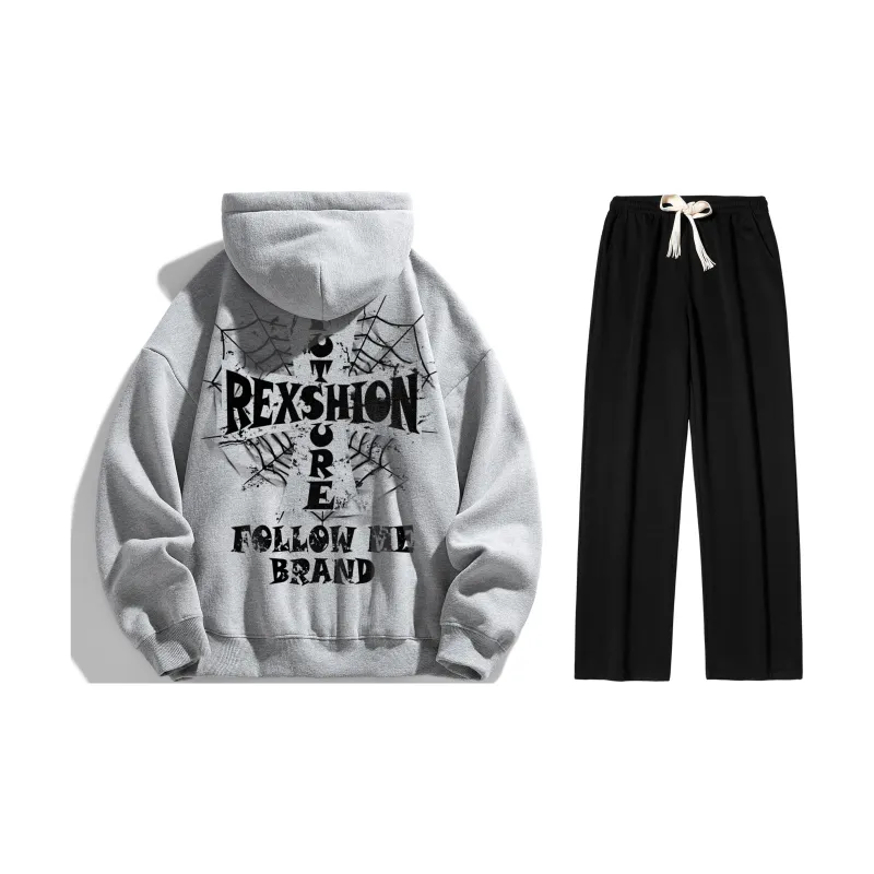 REXSHION Sweatshirt Sets Unisex-14