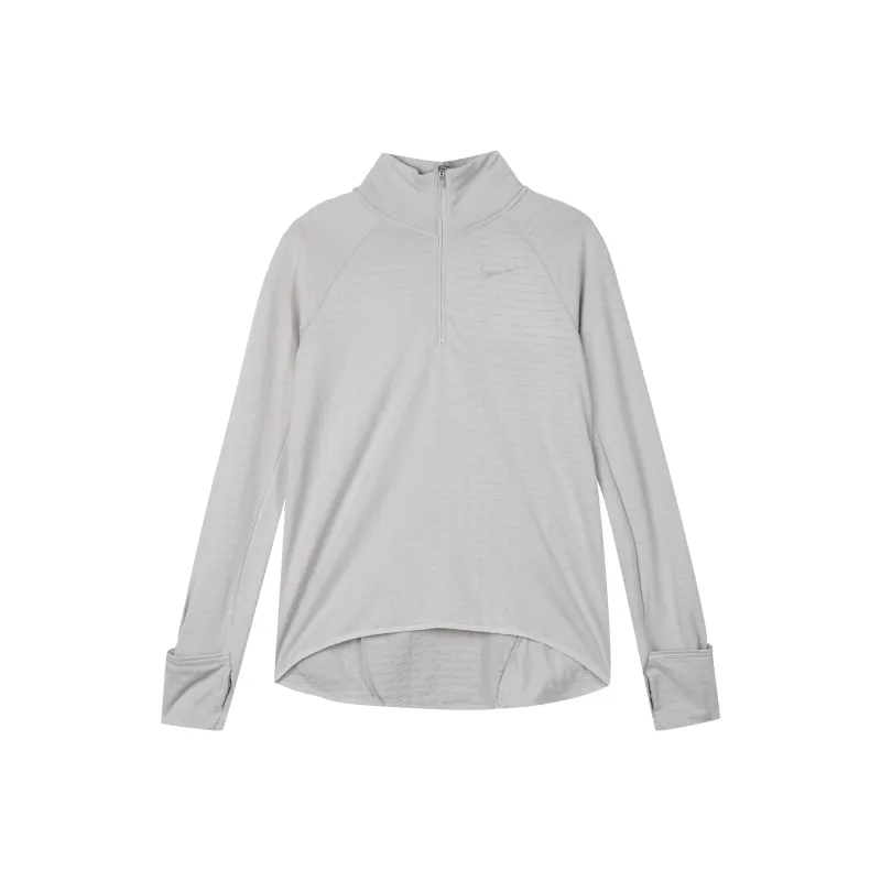 Nike Therma-FIT Stand Collar Long-Sleeve T-Shirt 'Light Gray'-0