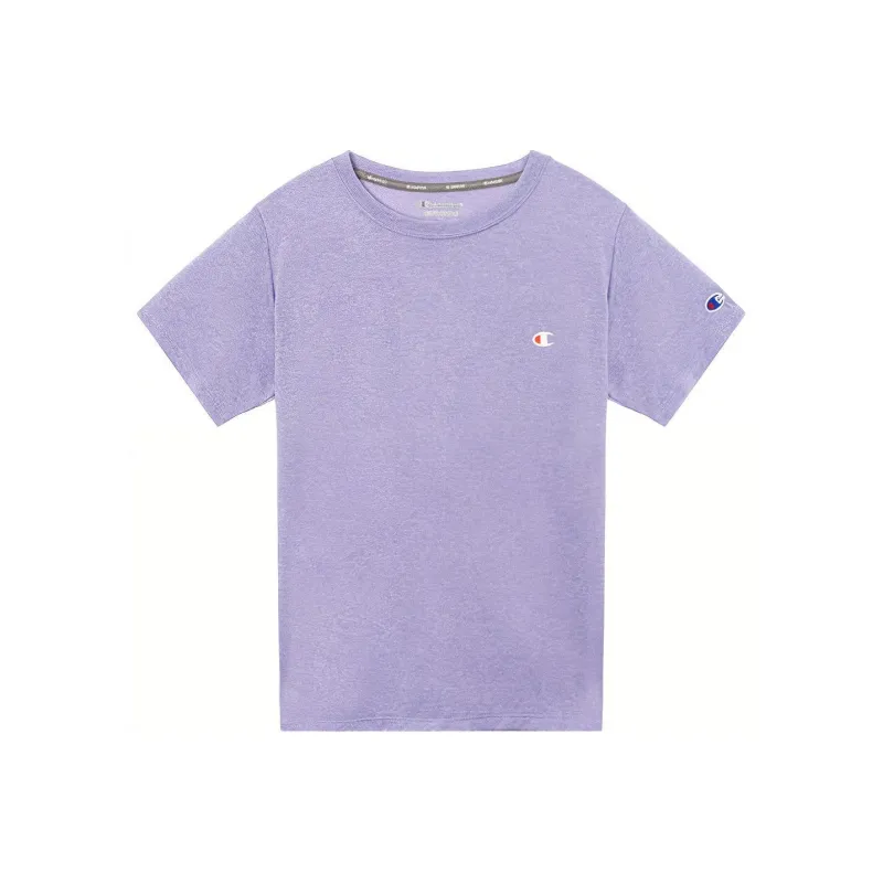 Champion T-Shirt Women's Light Purple Japan Version-0