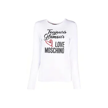 LOVE MOSCHINO T Shirts Women's White