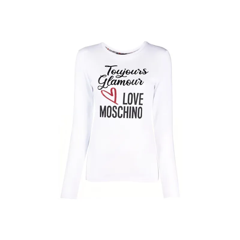 LOVE MOSCHINO T Shirts Women's White-0