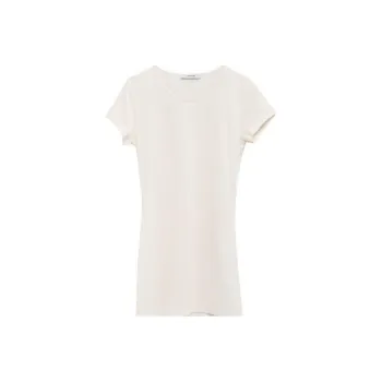 Lemaire Fitted T Shirt 'Chalk'