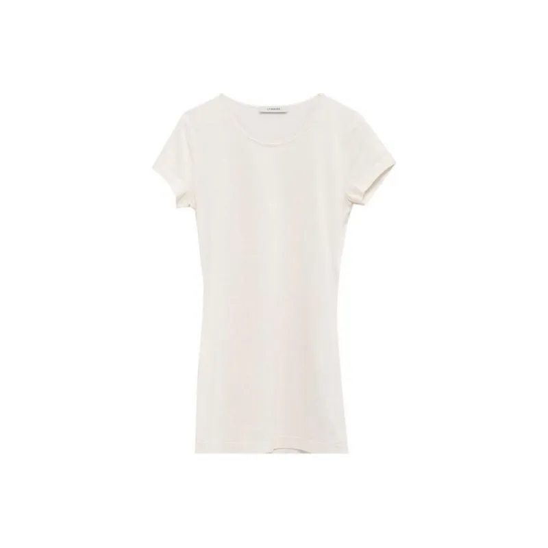 Lemaire Fitted T Shirt 'Chalk'-0