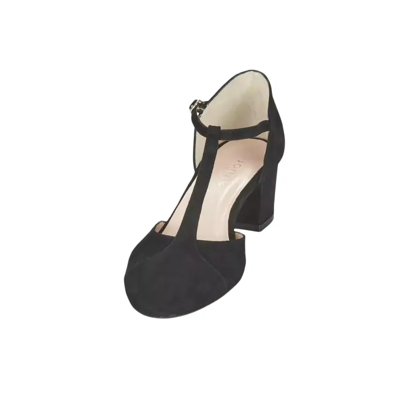 JONAK Chunky Heel High Heels Women's Black-2