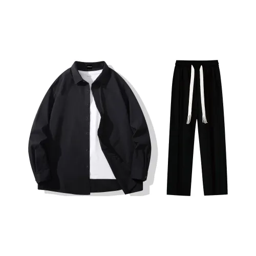 LA
T.WEEKEND Shirt Matching Set Fall And Winter Unisex