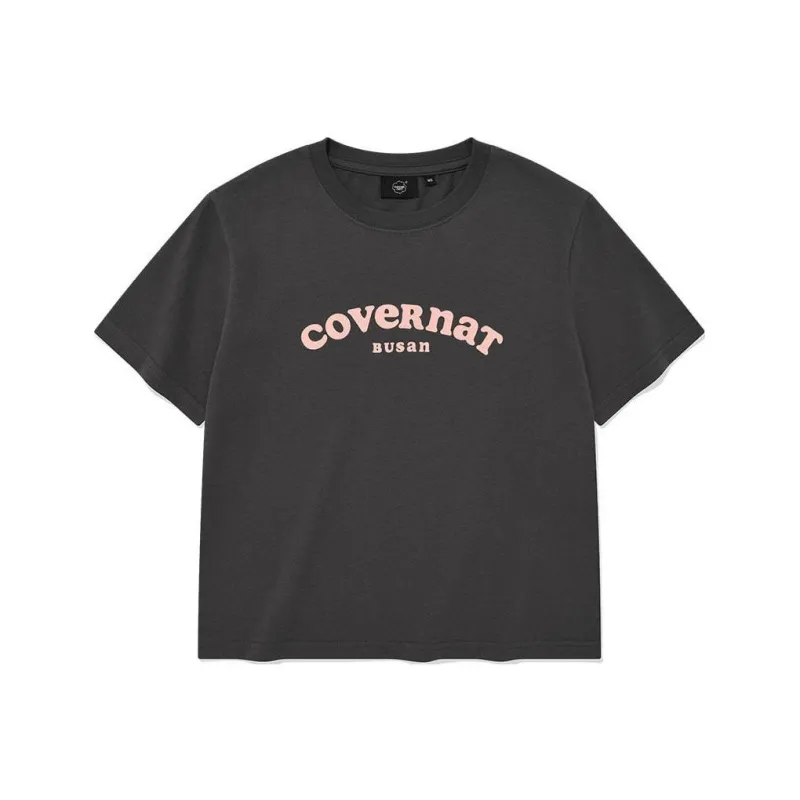 COVERNAT T Shirt Women's Charcoal Gray-0