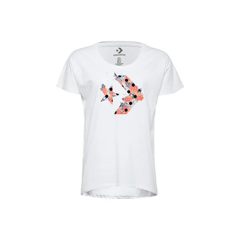 Converse T Shirts Women's White-0