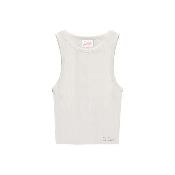 MC2 SAINT BARTHELEMY Tank Tops Women's Light Gray