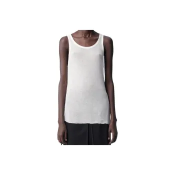 Ann Demeulemeester Mara Wrinkled Cropped Tank Top