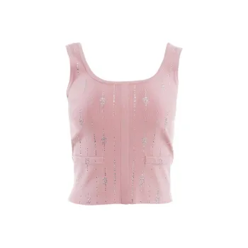 BESIONIA SS24 Tank Tops Women's Pink