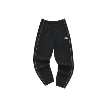 Beams X FILA Sports Pants Men Jet Black