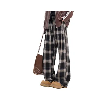 REXSHION Casual Pants Unisex Black