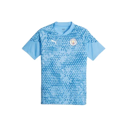 PUMA Manchester City Football Soccer Jerseys Men's Lake Blue