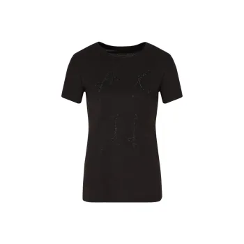 ARMANI EXCHANGE Rhinestone Embellished T-shirt