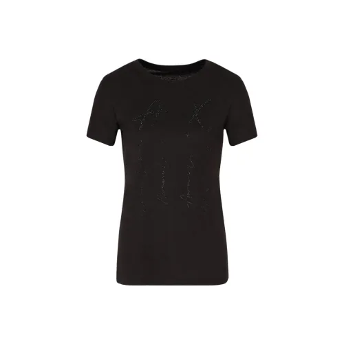 ARMANI EXCHANGE Rhinestone Embellished T shirt