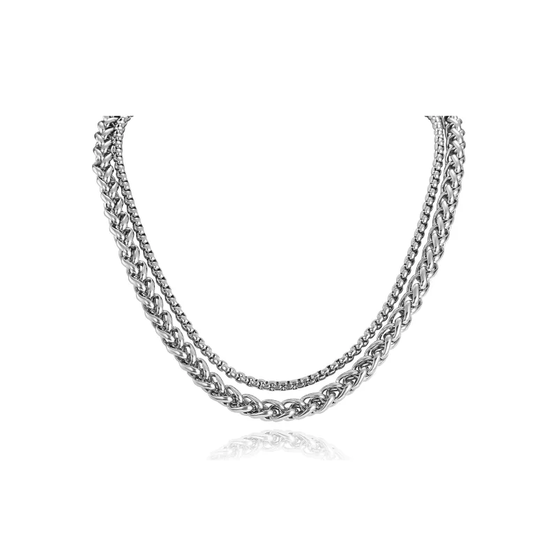DH7 Titanium Steel Necklaces Unisex-0