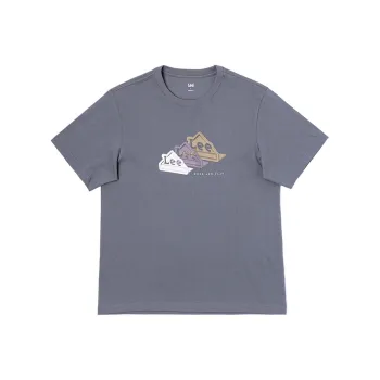 Lee T Shirts Men Iron Gray