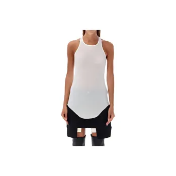 RICK OWENS Racer Back Ribbed Tank Top