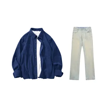 LIVINGTOWN Shirt Matching Set Unisex