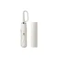 Trifold 8-Rib Hand-Open Ring Button Umbrella in Moon White