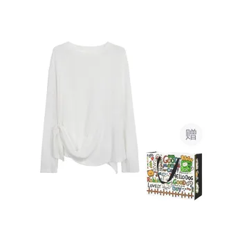 Dippanis Set in Sleeve T Shirt Women's White