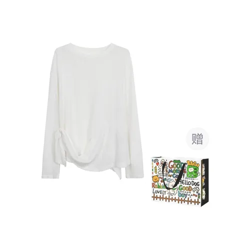 Dippanis Set in Sleeve T Shirt Women's White