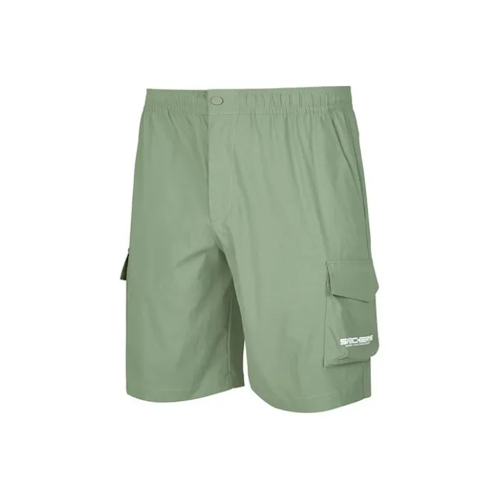 Skechers Casual Shorts Unisex Brown Green-0