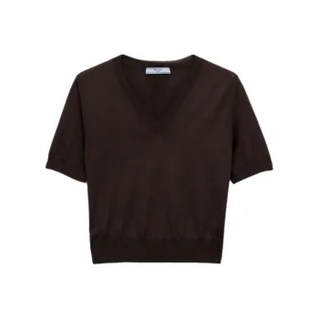 PRADA T Shirts Women's Brown