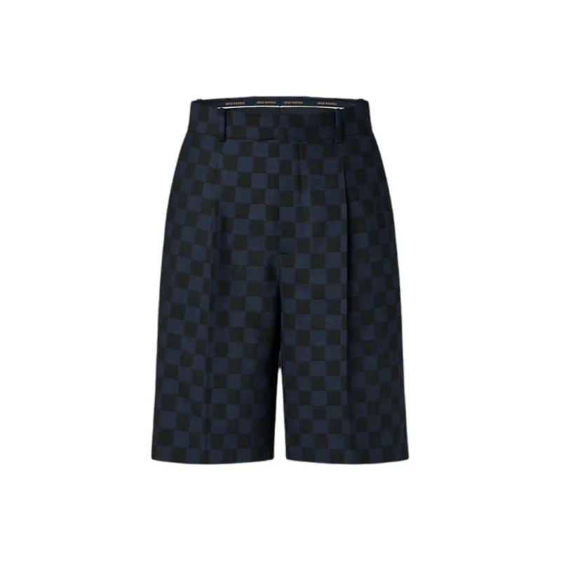 LOUIS VUITTON Wool Blend Drawstring Shorts-0