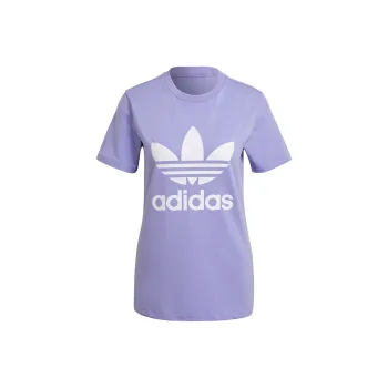 Adidas Originals Set in Sleeve T Shirt Women's Purple