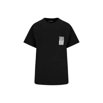 Balenciaga T Shirt Loose Fit Style Women's Black
