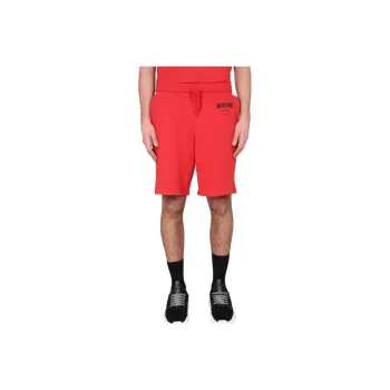 MOSCHINO Sports Shorts Men Red