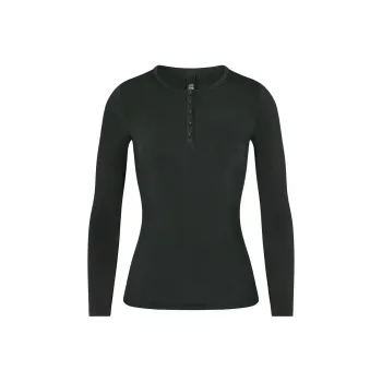 Skims T Shirts Women's Black Agate/WASHED ONYX