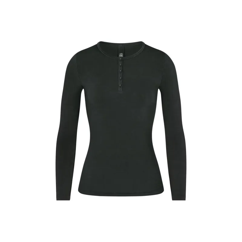 Skims T Shirts Women's Black Agate/WASHED ONYX-0