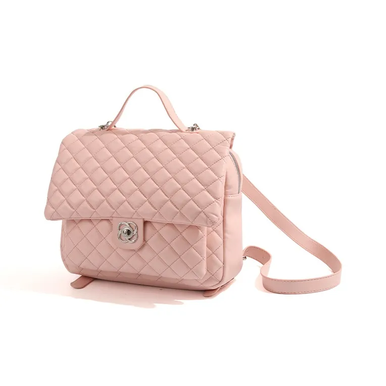 Jade En Plus PU Backpack Regular Women's Milk White/Princess Pink-7