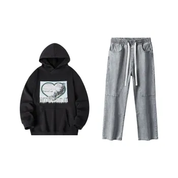 Hepburn Cat Sweatshirt Sets Unisex
