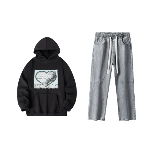 Hepburn Cat Sweatshirt Sets Unisex