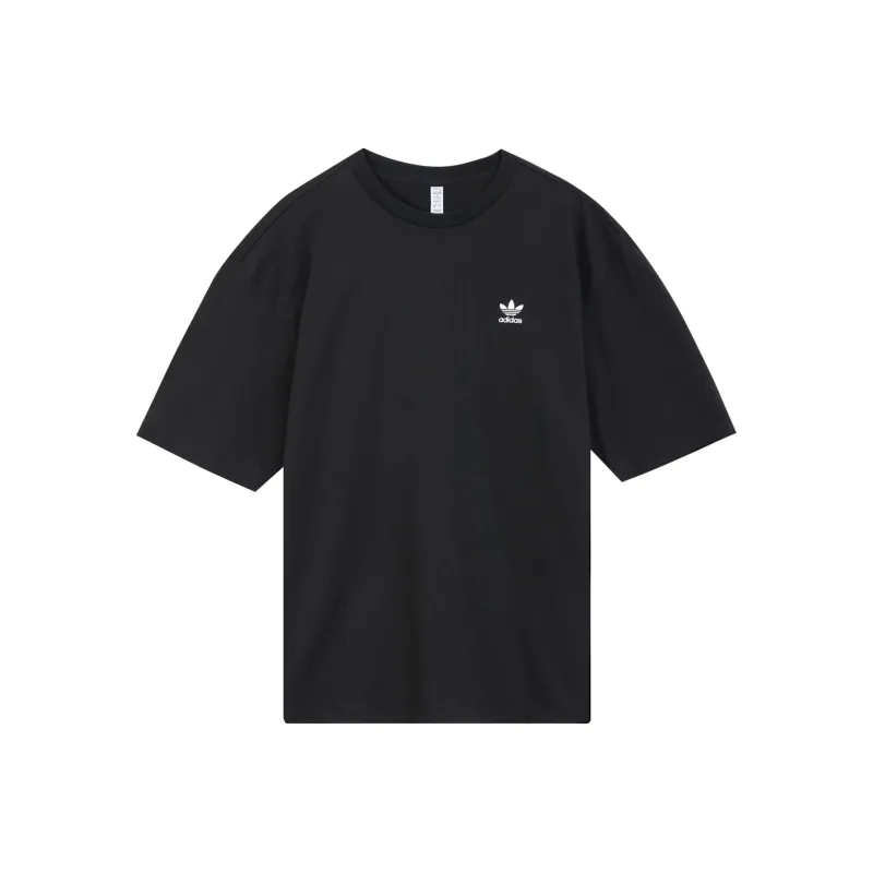 Adidas Originals Drop Shoulder Sleeve T Shirt Women's Black-0