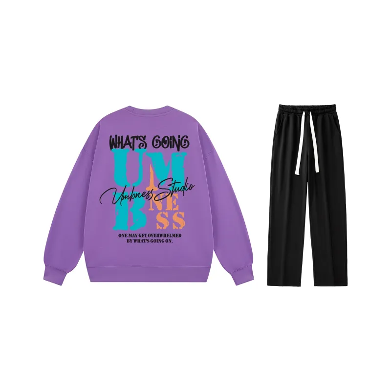 UMBNESS Sweatshirt Sets Unisex-17
