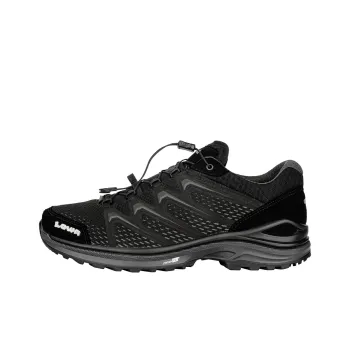 Lowa Maddo Anti Slip Wear Resistant Low Top Hiking Shoes Men's Black