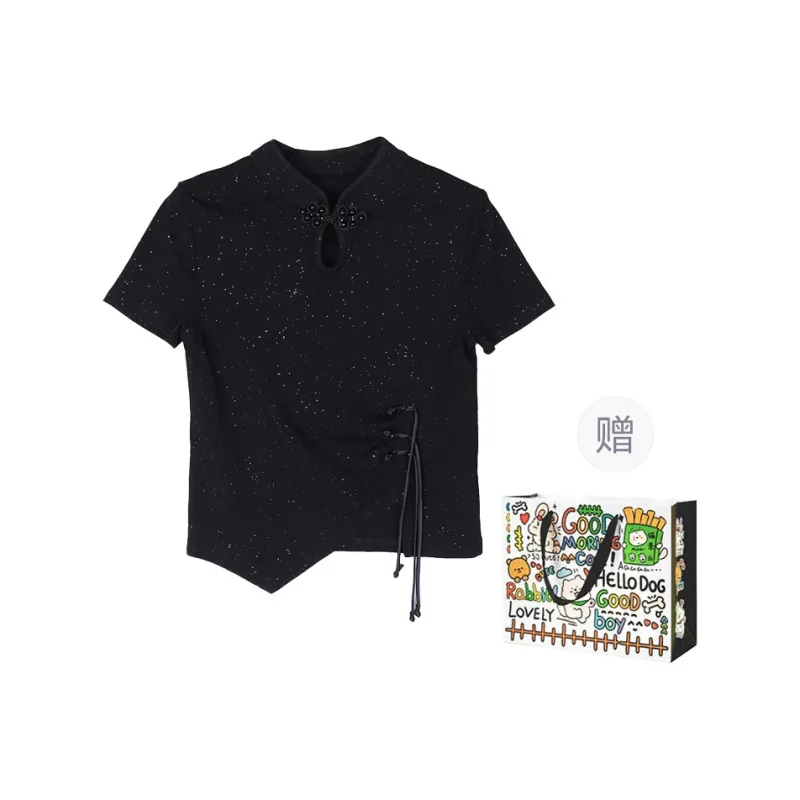 OURUOKE T Shirts Women's-6