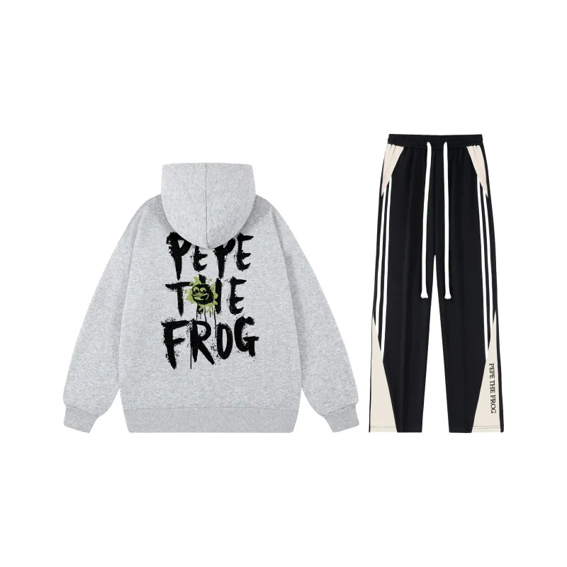 Pepe The Frog Sweatshirt Sets Unisex-13